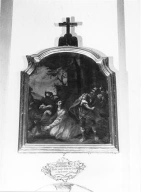 stazione VII: Gesù cade sotto la croce la seconda volta